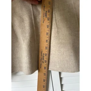 Talbots Womens 16 Wool Blend Blazer Jacket Oatmeal Beige Two Button Professional thumbnail 8