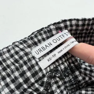 Urban Outfitters Gingham Checkered Pants Lightweight Hi-Rise Size XS EUC L1660 thumbnail 10