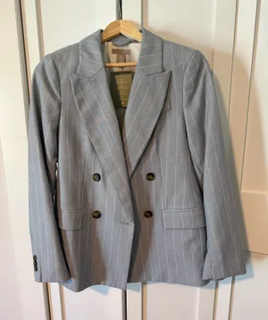H&M Pinstripe Blazer thumbnail 1