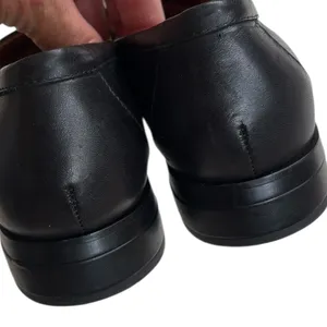 Like New Vionic Leather Mizelle Chain Link Loafers Black Size 6 Retail $139.95 thumbnail 6
