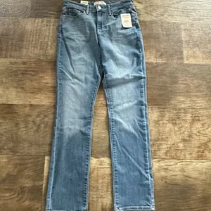 Levi's Blue Straight Leg Women's Jeans thumbnail 9