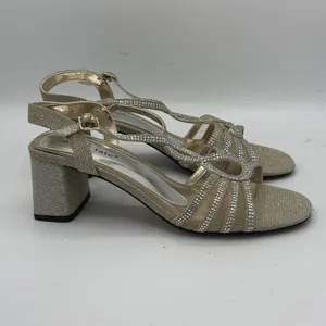 David Tate Refined Sandal Silver Size Womens 7.5 W‎ thumbnail 4