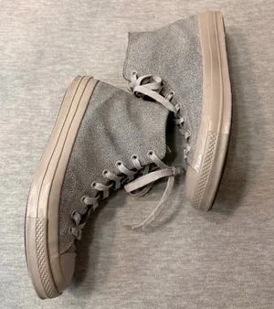Converse Chuck Taylor All Star High Top Silver Glitter Women’s 12 NYC thumbnail 4