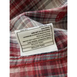 Ariat Women's L Cher Plaid Snap Western Shirt Studded Red Gray NWT thumbnail 11