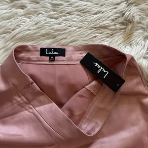 LULU’S Can’t Get Enough Mauve Satin Skirt thumbnail 4