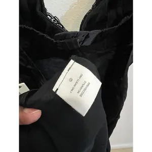 Anthropologie Rumored NWT Women Medium Negroni Black Satin Midi Dress Elegant thumbnail 10