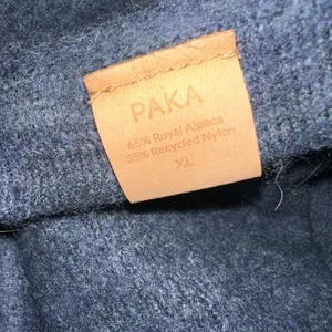 Paka Royal Alpaca Blend Sweater Womens Small Gray Handmade Pullover thumbnail 10