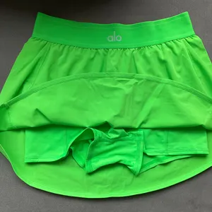 Alo Yoga Match Point Tennis Skirt Green Glow S thumbnail 5
