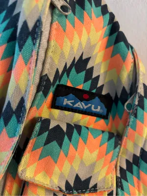 Kavu Sling Bag with multicolored zigzag pattern thumbnail 3