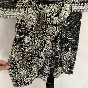 Here Comes The Sun Cape Sleeve Embellished Wrap Dress thumbnail 7