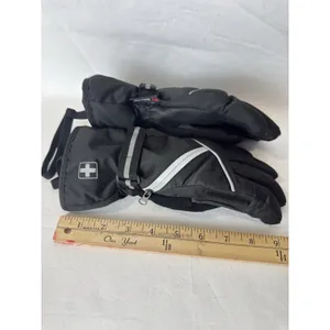 Swiss Tech Women’s Winter Ski Gloves Size S Black Thinsulate Insulated thumbnail 7