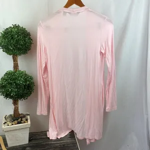 Land’s End Pink Open Front Long Sleeve Cardigan Sweater XS thumbnail 3