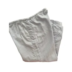 Jockey Women's Pajama Pants Medium Light Blue 100% Cotton Drawstring Sleep Pants thumbnail 9