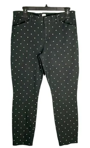 GAP Signature Skinny Ankle Geo Print size 10 Black and White thumbnail 1