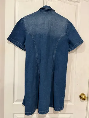 FINAL PRICE Goodtime USA Blue Denim Button-Front Dress thumbnail 5