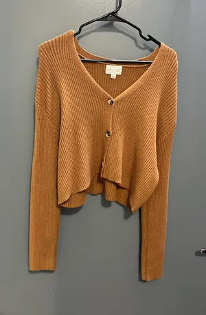Francesca's Orange sweater thumbnail 1
