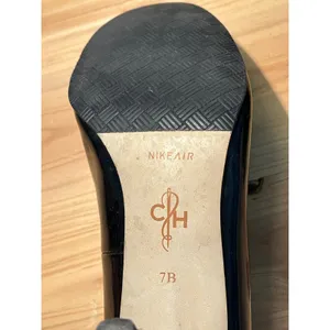 Cole Haan Nike Air Black Patent Leather‎ Round Toe Pumps Heels Womens 7B thumbnail 8