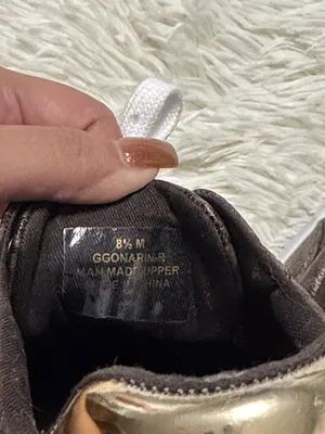 G by Guess Brown Logo Low-Top Sneakers with Gold Trim thumbnail 6