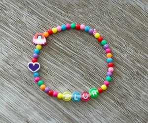 Handmade NEW Lot Of 2 Kandi Bracelets EDM Rave Festival Dinosaur PLUR Colorful Fun thumbnail 5