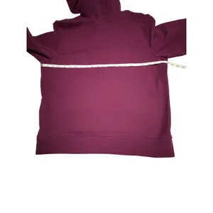Gap Arch Logo Fleece Hoodie Plum Purple Pullover Sweatshirt XL RN 54023 thumbnail 5
