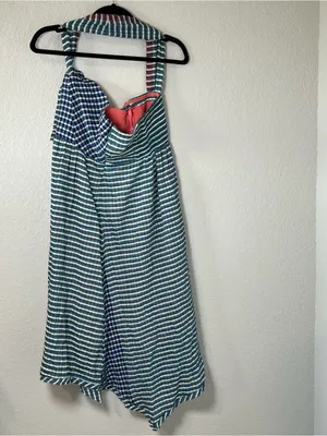 Anthropologie Maeve Waverly Dress Bohemian Gingham Patchwork Cottagecore thumbnail 4