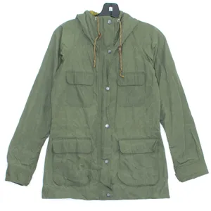 Eddie Bauer Womens Jacket Mountain Parka Rain Hooded Pockets Green Size XS FE thumbnail 1