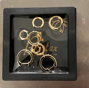earrings(4pack) Gold thumbnail 1