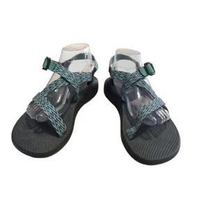 Chaco Adjustable Strappy Hiking Sandals Green/Black/Blue Women’s Size 11 thumbnail 6