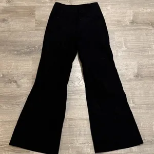 Maeve Anthropologie Naomi Wide Leg Trousers Pants Linen Blend Mid Rise‎ Black 12 thumbnail 6
