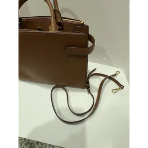 Michael Kors Leather Karla Small EW Top Handle Satchel Bag Crossbody Luggage thumbnail 11