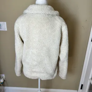 URBAN OUTFITTERS BDG Teddy Bear Faux Fur Sherpa Coat Jacket Bomber Size Medium thumbnail 7