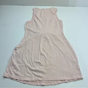 L*Space Baby Pink‎ Sleeveless Dress Womens Medium 100% Cotton Stretch *FLAWED thumbnail 10