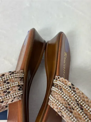Toscanella‎ Women's Tan Beaded Thong Sandals size 8.5 thumbnail 7