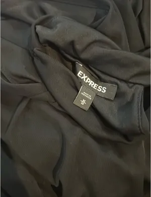 Express Top Bodysuit Tank black thumbnail 2