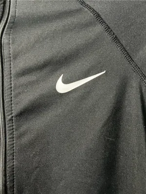 Nike Pro Dri-FIT Tempo Black 1/4 Zip Long Sleeve Running Athletic Top thumbnail 3