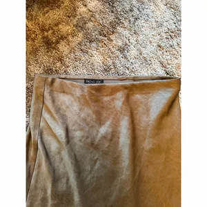 Rachel Zoe Liquid Satin Animal Print Jacquard Midi Slip Skirt Neutral Bronze thumbnail 3