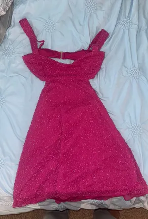 Oh Polly Pink Dress Mini thumbnail 1