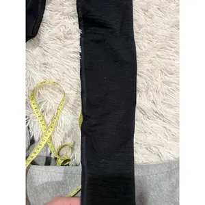 Alphalete Sports Leggings Size S Butt Scrunch Seamless Front Seam Dark Gray thumbnail 6