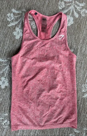 Gymshark Pink Seamless Performance Racerback Tank thumbnail 1