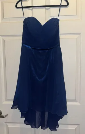 Strapless Royal Blue Dress Size 6 thumbnail 1