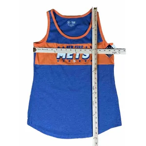 New York Mets‎ Tank Top Shirt Womens Size M Blue Orange Campus Lifestyle MLB NWT thumbnail 3