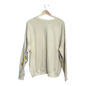 Looney Tunes Unisex Beige‎ Long Sleeves Pullover Sweatshirt Size XXL thumbnail 2