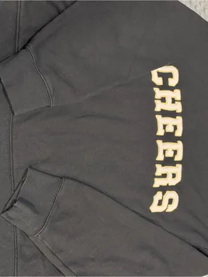 Universal Threads Black Sweatshirt with Gold CHEERS Applique thumbnail 3