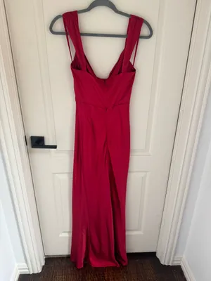 Runaway The Label Margot Maxi Dress in Red thumbnail 2
