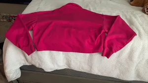 Alo polo club Henley pullover magenta pink size small thumbnail 2