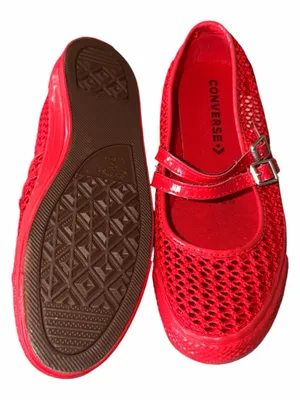 NEW Converse Chuck Taylor All Star Dainty Mary Jane Knit Women Red A16568C 9.5 thumbnail 10