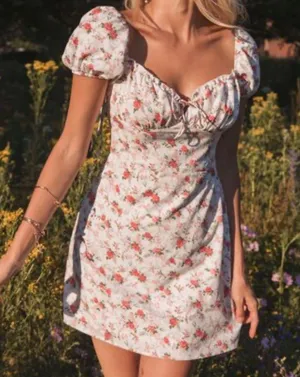 Floral Mini Dress Multi Size 4 thumbnail 1