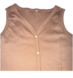 Unbranded Waffle Knit Sleeveless Top thumbnail 2