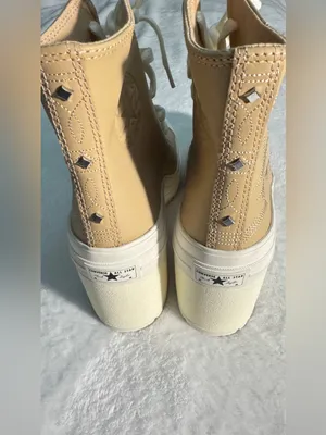 Converse Chuck 70 De Luxe Heel Platform Weatherized Leather NWOB thumbnail 6