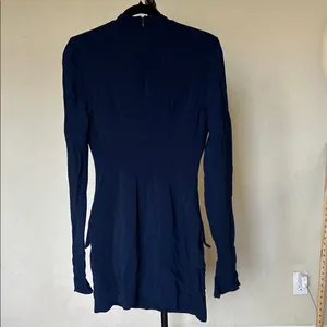 House of CB 'Mahalia' Navy Long Sleeve‎ Mini Dress NWOT size M thumbnail 11